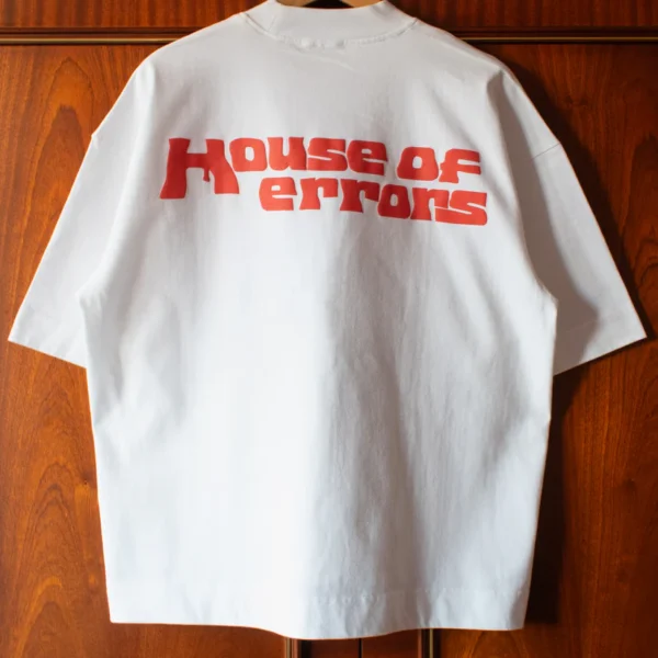 House of Errors All Seeing Heavyweight T Shirt White 3.webp