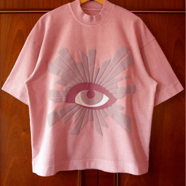 House of Errors All Seeing Heavyweight T Shirt in Blossom 4.webp