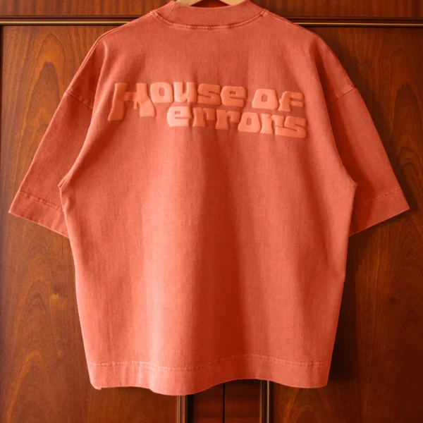 House of Errors All Seeing Heavyweight T Shirt in Scarlet 3.webp