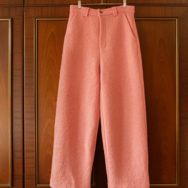 House of Errors Pink Wool Trousers 2.webp