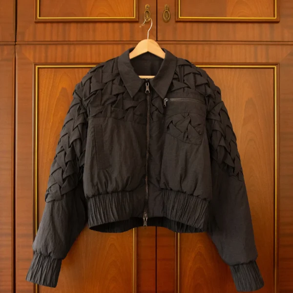 House of Errors Smock Weave Bomber Jacket 4.webp